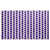 Tissu Triangles Inky - Violet profond sur blanc (Yard)