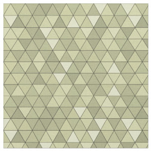 Tissu Triangles jaunes pâles