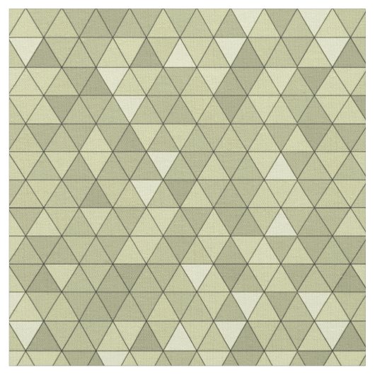 Tissu Triangles jaunes pâles (Fermer)