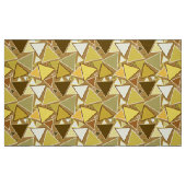 Tissu Triangles modernes de la moitié du siècle, jaune (Fat Quarter)