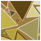 Tissu Triangles modernes de la moitié du siècle, jaune (Fermer)