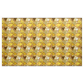 Tissu Triangles modernes de la moitié du siècle, jaune (Yard)