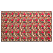 Tissu Triangles modernes de la moitié du siècle, Taupe, (Yard)