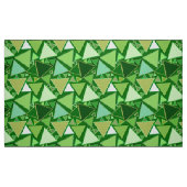 Tissu Triangles modernes de la moitié du siècle, vert (Fat Quarter)