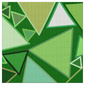 Tissu Triangles modernes de la moitié du siècle, vert (Fermer)
