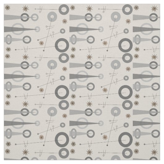 Tissu Triangles modernes du milieu du siècle (Échantillon)