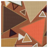 Tissu Triangles modernes, Tan, brun et beige de la (Fermer)