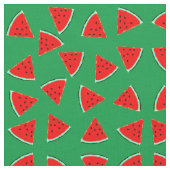 Tissu Triangles Motifs de pastèque (Fermer)