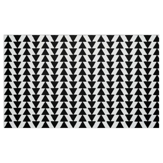 Tissu Triangles noir et blanc (Fat Quarter)