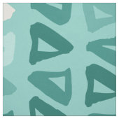 Tissu Triangles Vert Et Blanc (Échantillon)
