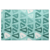 Tissu Triangles Vert Et Blanc (Fat Quarter)