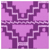 Tissu Tribal aztèque d'Ikat - pourpre et violette (Détail)