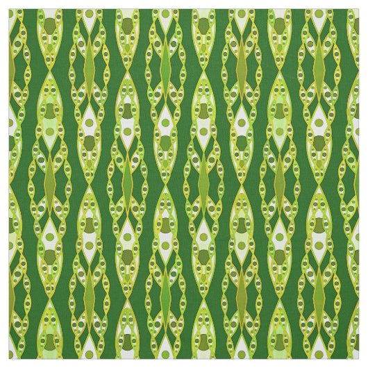 Tissu Tribal Batik - Dark Green et Avocado (Échantillon)