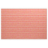 Tissu Tribal Batik - tons orange et rose (Yard)