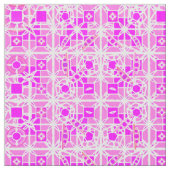 Tissu Tribal Batik - tons roses et orchidées (fermé)