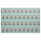 Tissu Tribal de Boho d'Aqua d'INTELLIGENTSIA d'ÉLÉPHANT (Yard)
