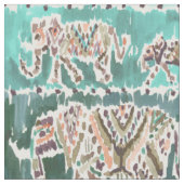 Tissu Tribal de Boho d'Aqua d'INTELLIGENTSIA d'ÉLÉPHANT (Fermer)