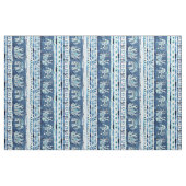Tissu Tribal d'éléphant d'indigo d'ELEPHANTING (Fat Quarter)