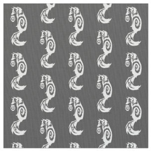 Tissu Tribal subtil de Fox Kitsune avec la lanterne