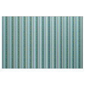 Tissu Tribal Turquoise Blue Stripes (Yard)