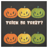 Tissu Trick ou Treat Jack-O-Lanterns (Échantillon)