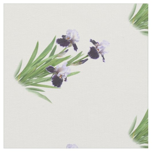 Tissu Trio d'Iris (Fermer)