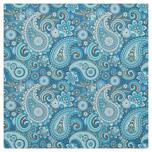 Tissu Trippy Hippy Retro Paisley (Échantillon)