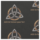 Tissu Triquetra (Brown/Argent) (Fermer)