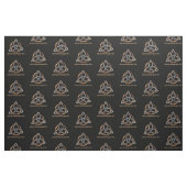 Tissu Triquetra (Brown/Argent) (Fat Quarter)