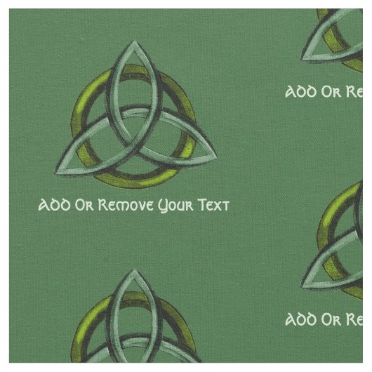 Tissu Triquetra (vert) (Fermer)