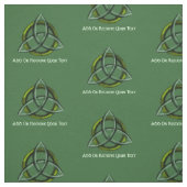 Tissu Triquetra (vert) (Échantillon)