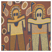 Tissu Trois esprits chamanes avec style (Échantillon)