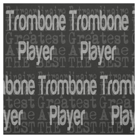 Tissu Trombone Player Extraordinaire (Échantillon)