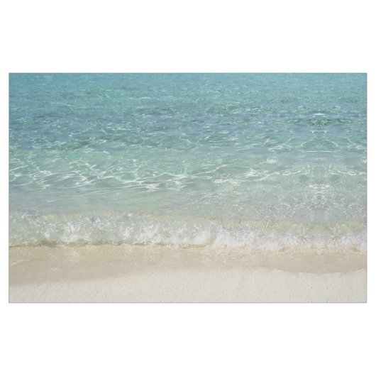 Tissu tropical bleu de l'eau du Tahiti (Fat Quarter)