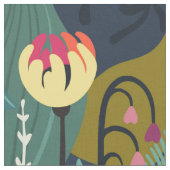 Tissu Tropical Exotique Lumineux (Fermer)