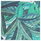 Tissu tropical feuille banane (Échantillon)