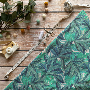 Tissu Tropical Feuille de Banane