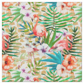 Tissu Tropical Pink Flamingo (Fermer)