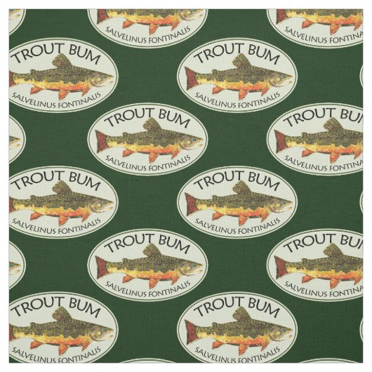 Tissu TROUT BUM Fly Fisherman's (Échantillon)