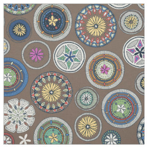 Tissu truffe de mandala