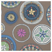 Tissu truffe de mandala (Fermer)
