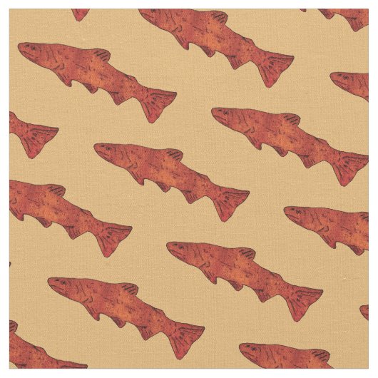Tissu Truite rustique (Fermer)