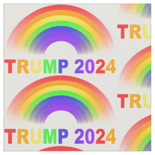 Tissu Trump 2024 Rainbow