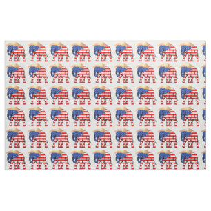 Tissu Trump - Eléphant de mauvaise cheveux ZSSG