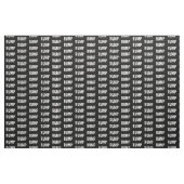 Tissu TRUMP noir et blanc (Fat Quarter)