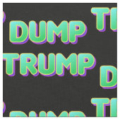 Tissu Trump noir vert rétro (Fermer)