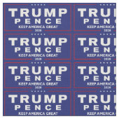Tissu Trump & Pence Keep America Great 2020, ZSSG (Fermer)