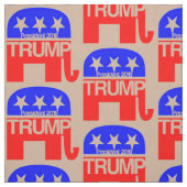 Tissu Trump pour le président 2016 Elephant (Échantillon)