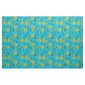Tissu Tuba Music Notes Motif (Fat Quarter)