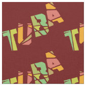 Tissu Tuba texte craqué (Fermer)